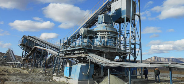 俄罗斯270吨蛇纹岩生产线