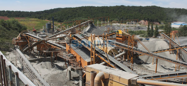 350吨玄武岩生产线